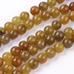 Natural Crackle Agate Stone Bead Strands