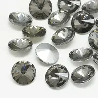 Pointed Back Glass Rhinestone Cabochons