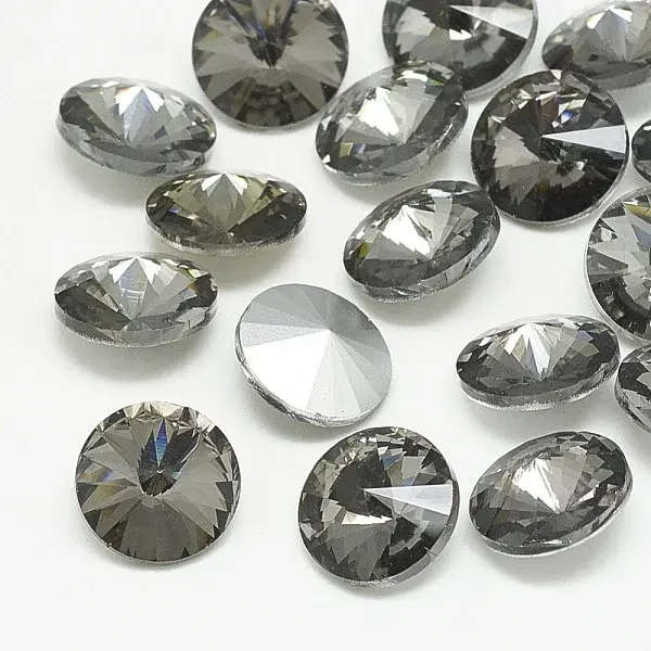 Pointed Back Glass Rhinestone Cabochons