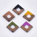 Resin & Walnut Wood Links connectors