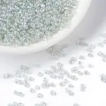 Round Transparent Colors Rainbow Glass Seed Beads