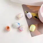 UV Plating Rainbow Iridescent Acrylic Beads