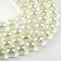 Electroplate Glass Beads Strands