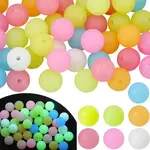 70pcs 7 colors Luminous Silicone Beads