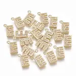 Brass Cubic Zirconia Charms