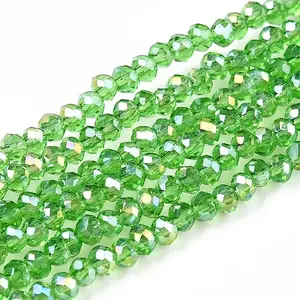 Electroplate Glass Beads Strands