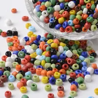 6/0 Opaque Colors Round Glass Seed Beads