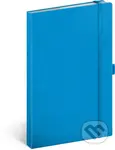 Notes Modrý - tečkovaný (s gumičkou na uzavření a poutkem na tužku)