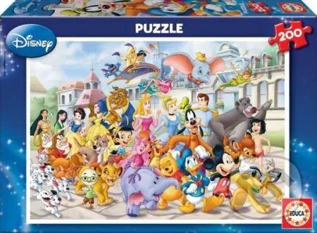 Průvod postaviček Disney - puzzle z kategorie Disney
