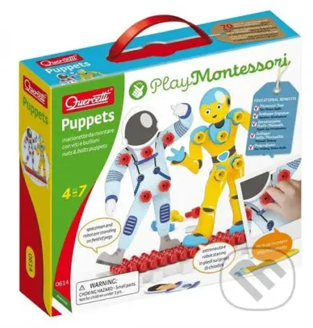 Puppets nuts & bolts puppets - postavičky se šroubky a matičkami - hra z kategorie Vzdělávací hry