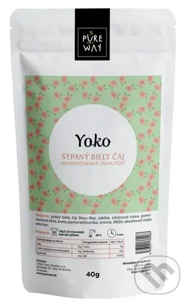 Yoko - sypaný biely čaj aromatizovaný, ochutený