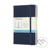 Moleskine - modrý zápisník (malý, bodkovaný)