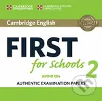 Cambridge English First for Schools 2 Audio CDs (2) - kniha z kategorie Jazykové učebnice a slovníky