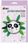 3D dekorace na zeď - Panda - puzzle z kategorie 3D puzzle