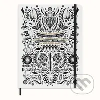 Moleskine - zápisník Lorenzo Petrantoni biely (limitovaná edícia, veľký, linajkovaný)