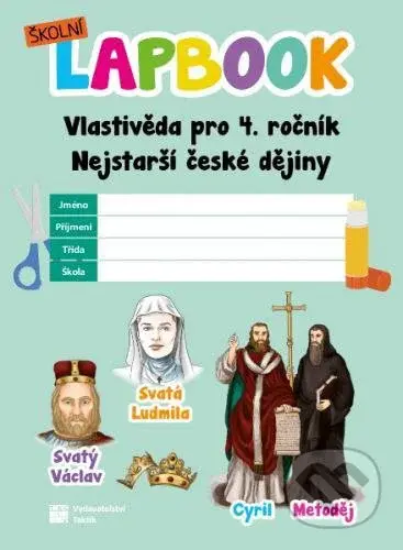 Školní lapbook: Vlastivěda pro 4. ročník (Nejstarší české dějiny) - kniha z kategorie 1. stupeň
