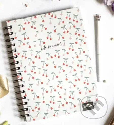 Plánovač - Life is Sweet (pevná, špirálová väzba)