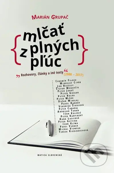 Mlčať z plných pľúc (Rozhovory, články a iné texty) - kniha z kategorie Rozhovory