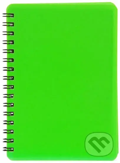 Plastic blok NEON zelený A6