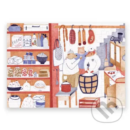 Simona Čechová: Špajzka (Ilustrované puzzle) - Simona Čechová - puzzle z kategorie 15 - 60 dílků