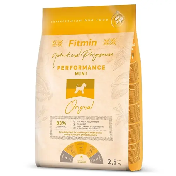Fitmin Dog Mini Performance 2,5 kg | Granule pro psy