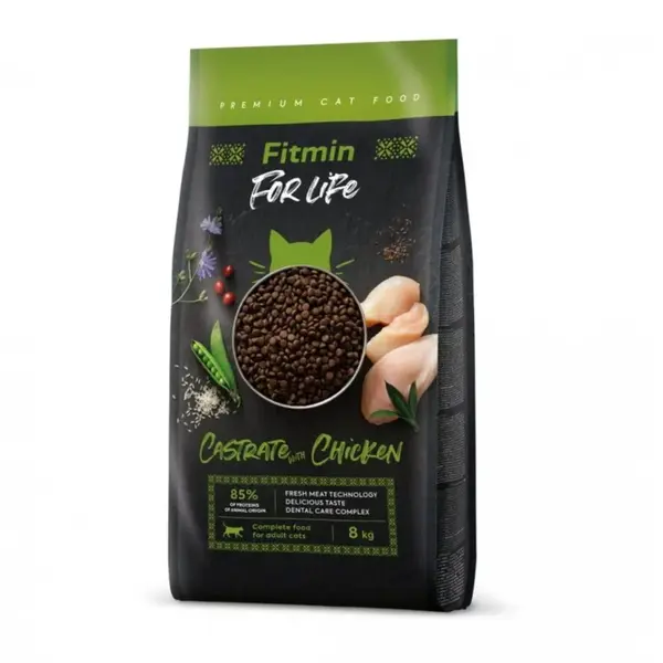 Fitmin Cat For Life Castrate Chicken 8 kg