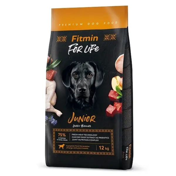 Fitmin Dog For Life Junior Large 12 kg | Granule pro psy | P56353