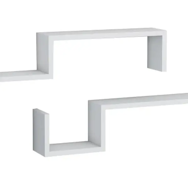 Sada 2 ks polic Linea 58 cm, bílá