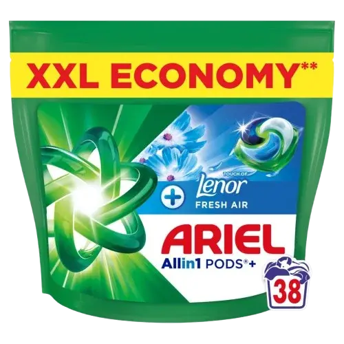 ARIEL Allin1 PODS+, Lenor fresh air, kapsle na praní, 38 ks