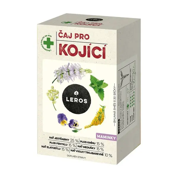LEROS Čaj pro kojící 20 x 1.5 g