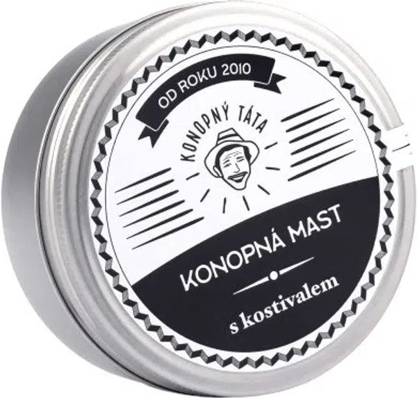 KONOPNÝ TÁTA Konopná mast s kostivalem 200 ml