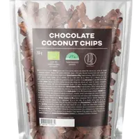BRAINMAX PURE Chocolate Coconut chips, Kokosové chipsy v čokoládě, BIO 250 g