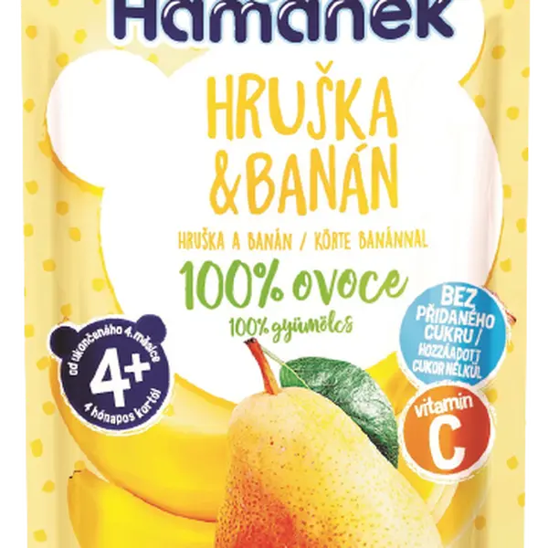 HAMÁNEK kapsička Hruška a banán 100 g