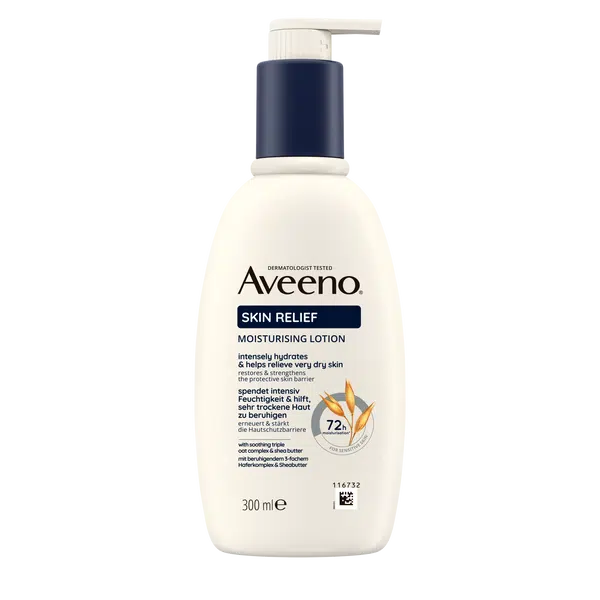 AVEENO Skin Relief Hydratační tělové mléko bez parfemace 300 ml