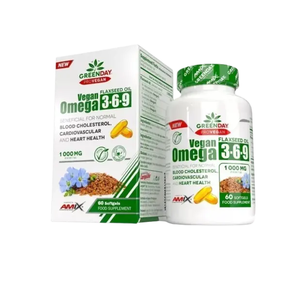 AMIX ProVegan Omega 3-6-9, 60 kapslí