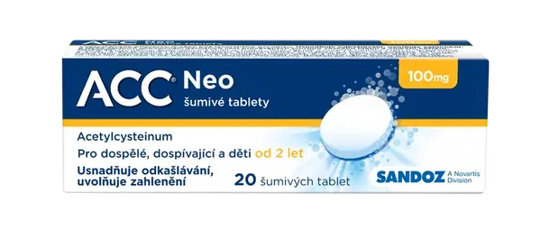 ACC ® NEO 100 mg 20 šumivých tablet