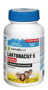 NATUREVIA Laktobacily 5 Imunita 120 kapslí