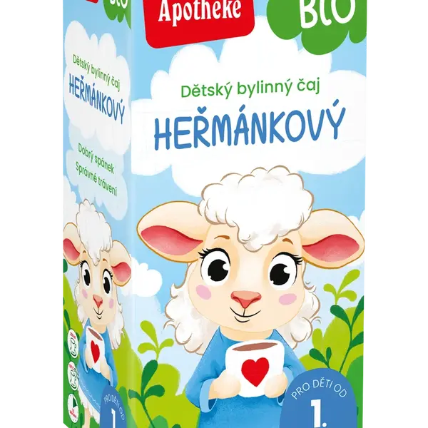 APOTHEKE Dětský čaj BIO heřmánkový 20 x 1 g