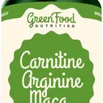 GREENFOOD NUTRITION Carnitin+Arginin+Maca 90 kapslí