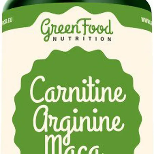 GREENFOOD NUTRITION Carnitin+Arginin+Maca 90 kapslí
