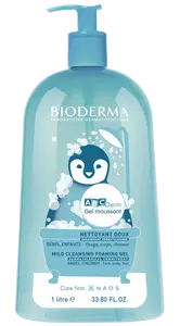 BIODERMA ABCDerm Gel moussant jemný pěnivý čisticí gel pro kojence a děti 1 l
