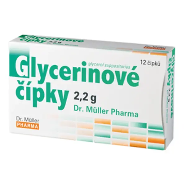 DR.MULLER Glycer.čípky 2,2g 12 ks