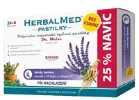 HERBALMED Šalvěj-ženšen bez cukru 30 pastilek
