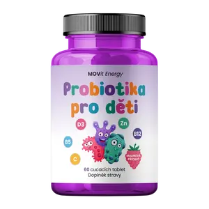 MOVIT ENERGY Probiotika pro děti s vitamíny 60 tablet