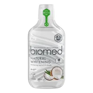 BIOMED Natural Whitening ústní voda 500 ml