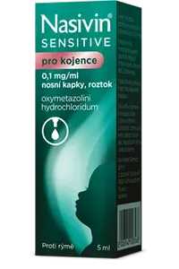 NASIVIN Sensitive Kojenci 0.1mg/ml kapky do nosu 5 ml