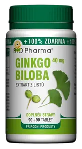 BIO PHARMA Ginkgo Biloba 40mg, 2 x 90 tablet
