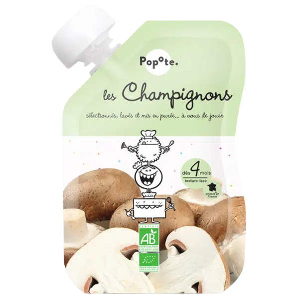 POPOTE kapsička bio žampiony 120 g