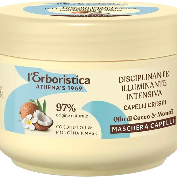 ERBORISTICA Instantní maska na suché a poškozené vlasy s kokosovým olejem a monoi 200 ml