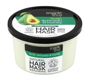 ORGANIC SHOP Maska na vlasy Avokádo & Med 250 ml